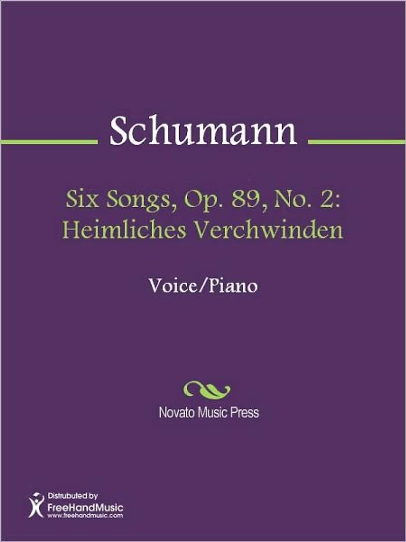 Six Songs, Op. 89, No. 2: Heimliches Verchwinden