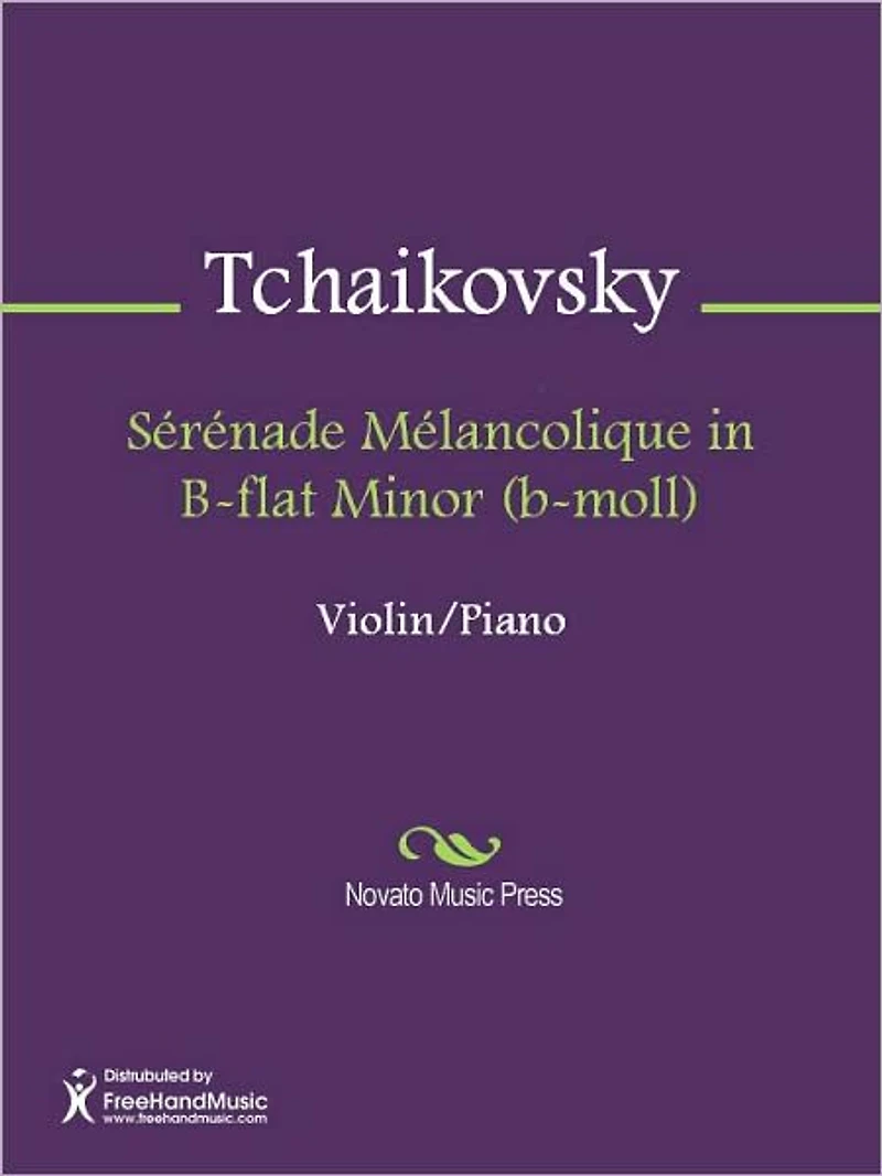 Serenade Melancolique in B-flat Minor (b-moll)