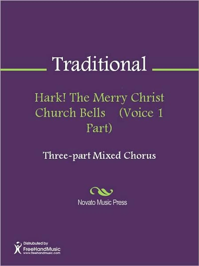 Hark! The Merry Christ Church Bells (Voice 1 Part)