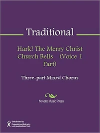 Hark! The Merry Christ Church Bells (Voice 1 Part)