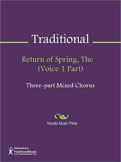 Return of Spring, The (Voice 1 Part)