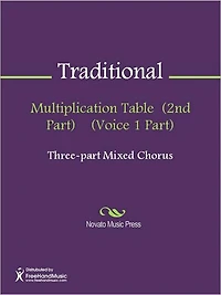 Multiplication Table (1st Part) (Voice 1 Part)