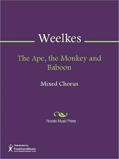 The Ape, the Monkey and Baboon