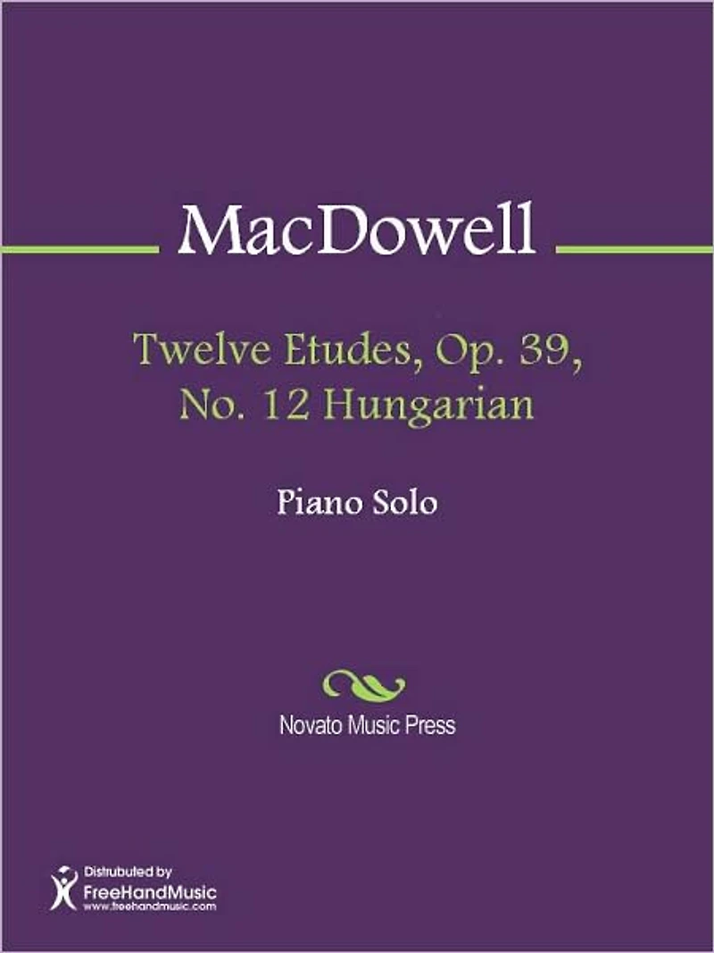 Twelve Etudes, Op. 39, No. 12 Hungarian