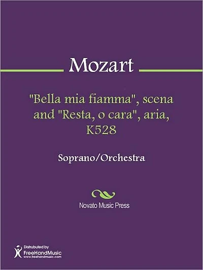 "Bella mia fiamma", scena and "Resta, o cara", aria, K528