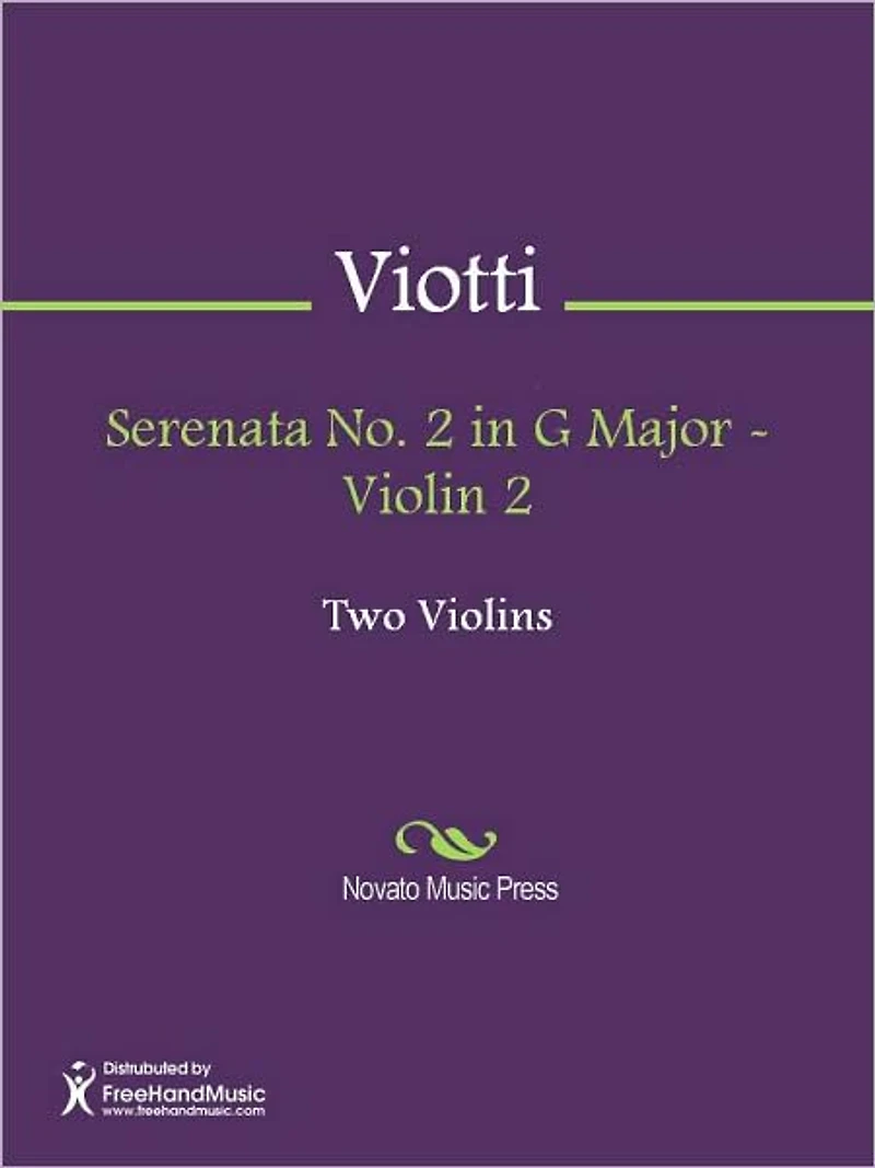 Serenata No. 2 in G Major - Violin 2