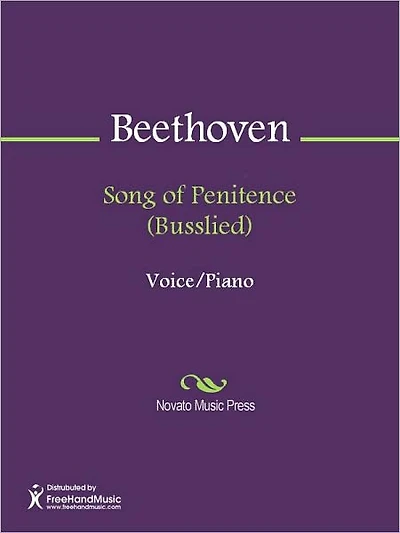 A Song of Penitence (Busslied), Op. 48, No. 6