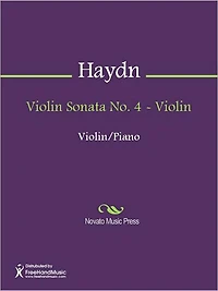 Violin Sonata No. 4 - Violin