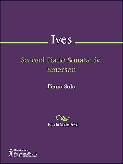 Second Piano Sonata: iv. Emerson