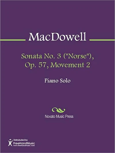 Sonata No. 3 ("Norse"), Op. 57, Movement 2