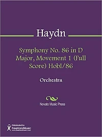 Symphony No. 86 in D Major, Movement 1 (Full Score) HobI/86