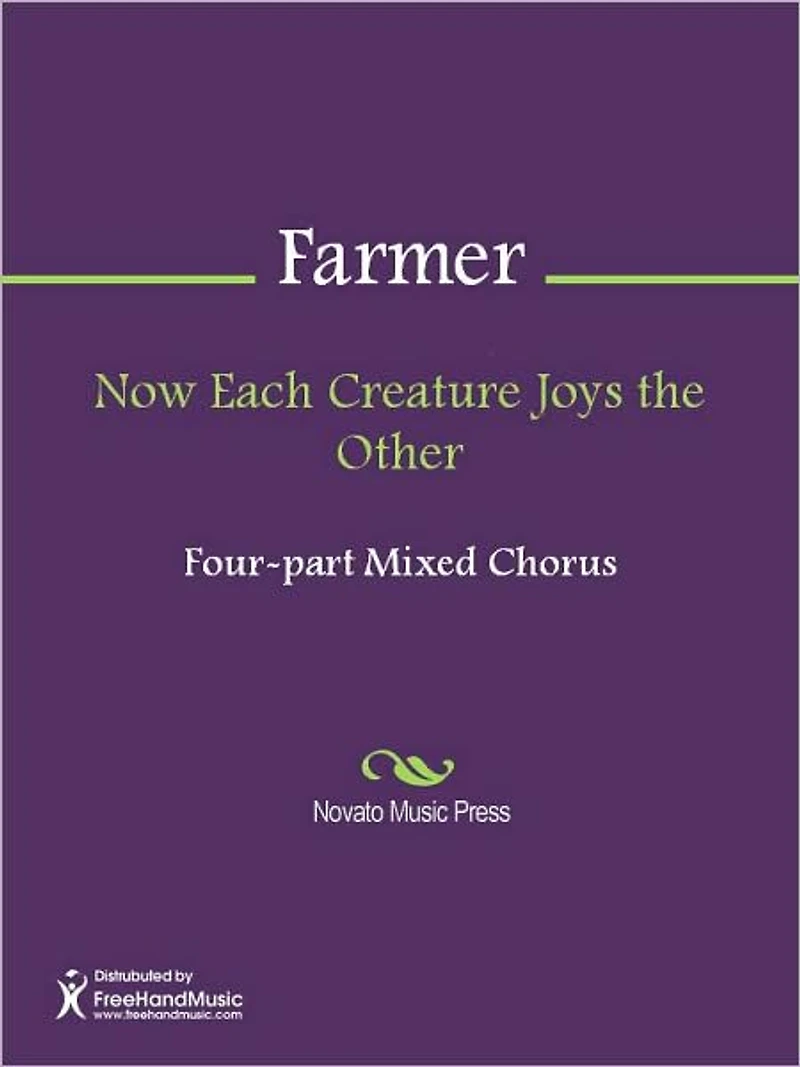 Now Each Creature Joys the Other