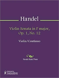 Violin Sonata in F major, Op. 1, No. 12
