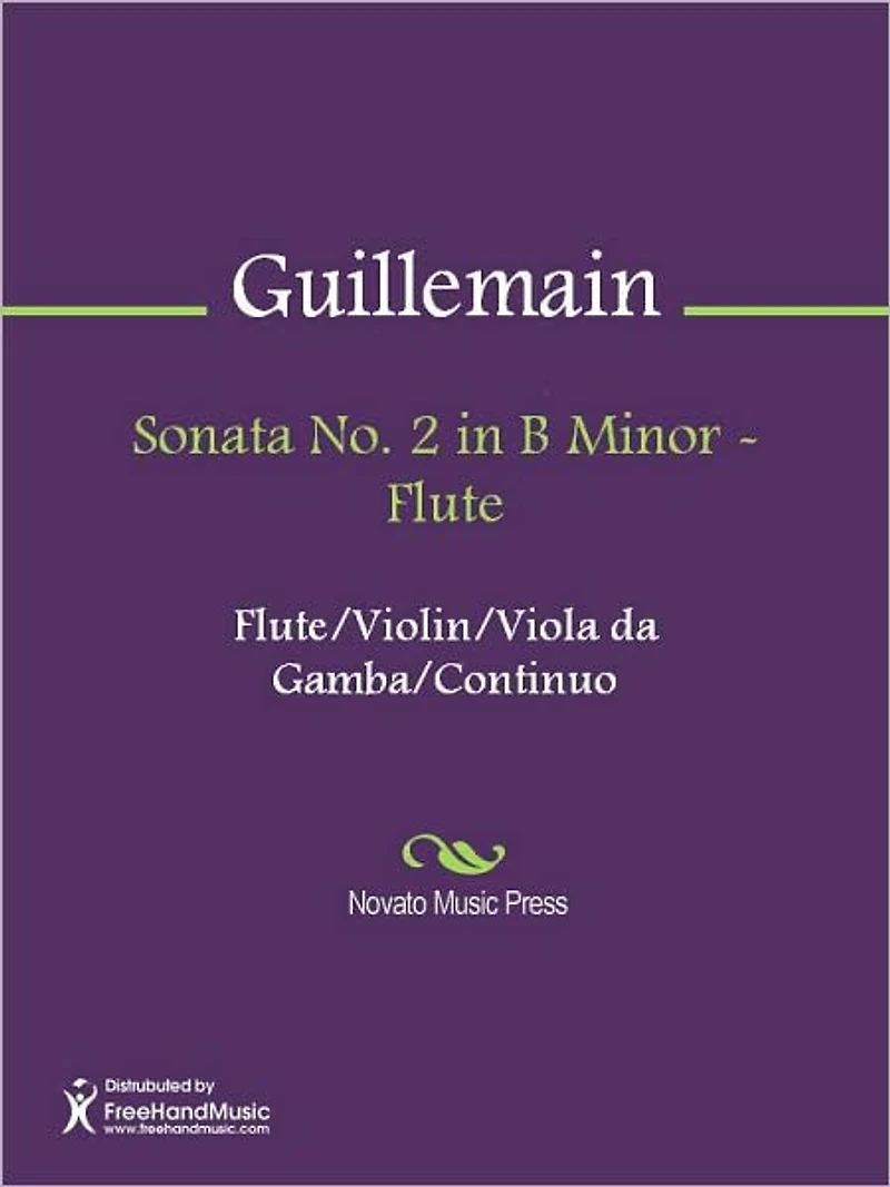 Sonata No. 2 in B Minor - Flute