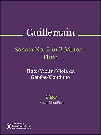Sonata No. 2 in B Minor - Flute