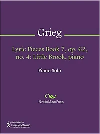 Lyric Pieces Book 7, op. 62, no. 4: Little Brook, piano