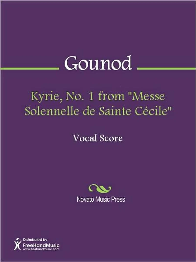 Kyrie, No. 1 from "Messe Solennelle de Sainte Cecile"