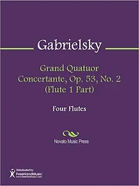 Grand Quatuor Concertante, Op. 53, No. 2 (Flute 1 Part)