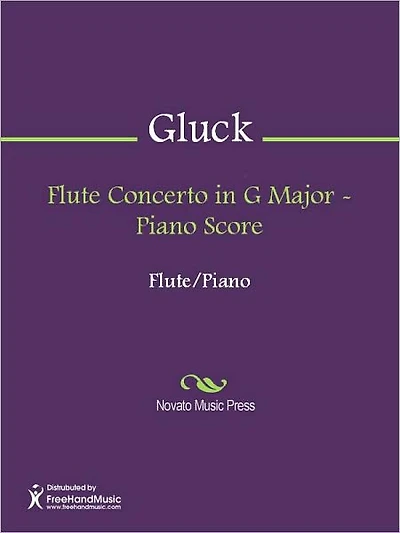 Flute Concerto in G Major - Piano Score