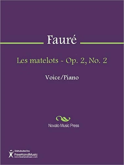 Les matelots - Op. 2, No. 2