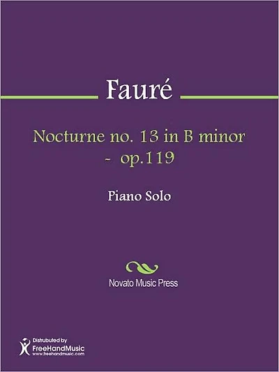 Nocturne no. 13 in B minor - op.119