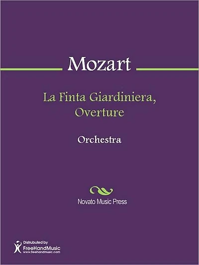 La Finta Giardiniera, Overture