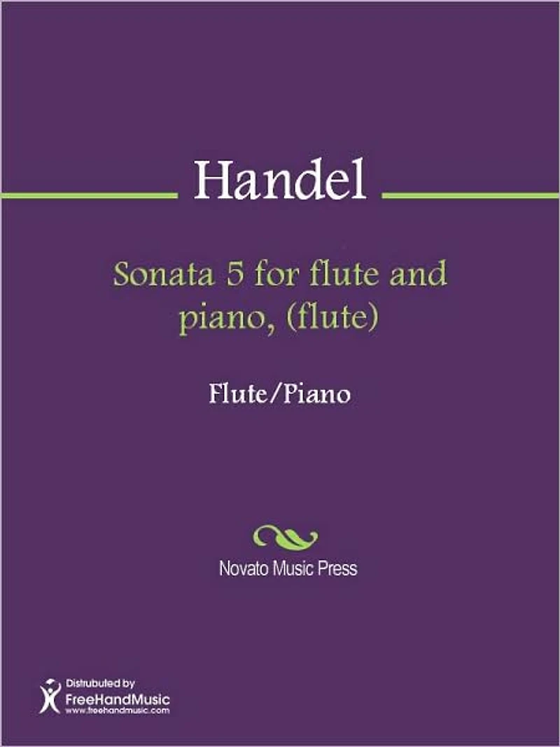 Sonata 5 for flute and piano, (flute)