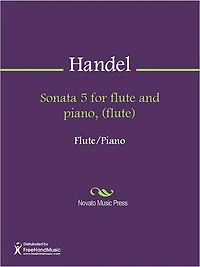 Sonata 5 for flute and piano, (flute)
