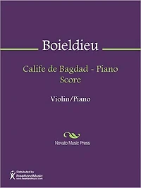 Calife de Bagdad - Piano Score
