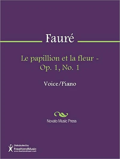 Le papillion et la fleur - Op. 1, No. 1