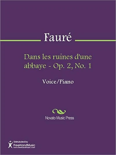 Dans les ruines d'une abbaye - Op. 2, No. 1