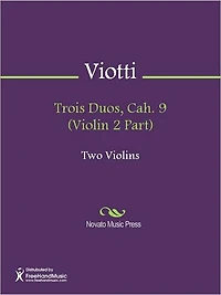 Trois Duos, Cah. 9 (Violin 2 Part)