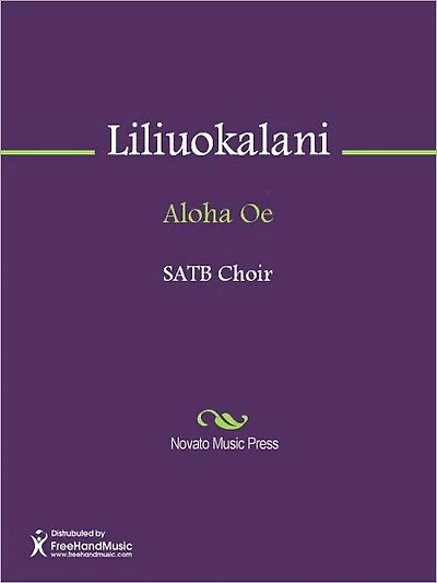 Aloha Oe (Farewell to Thee)