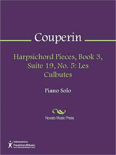 Harpsichord Pieces, Book 3, Suite 19, No. 5: Les Culbutes