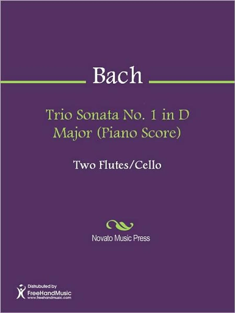 Trio Sonata No. 1 in D Major (Piano Score)