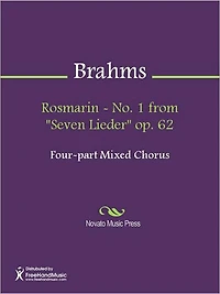 Rosmarin - No. 1 from "Seven Lieder" op. 62