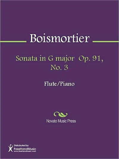 Sonata in G major Op. 91, No. 3