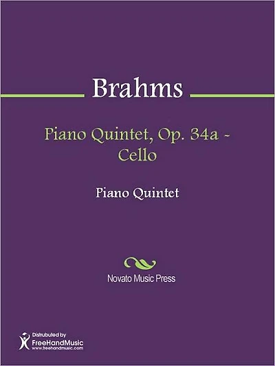Piano Quintet, Op. 34a