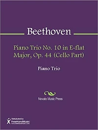 Piano Trio No. 10 in E-flat Major, Op. 44 (Cello Part)