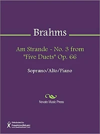 Am Strande - No. 3 from "Five Duets" Op. 66