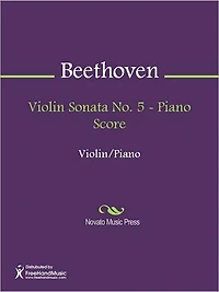 Violin Sonata No. 5 - Piano Score