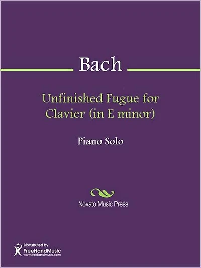 Unfinished Fugue for Clavier (in E minor)