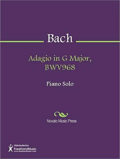 Adagio in G Major, BWV968