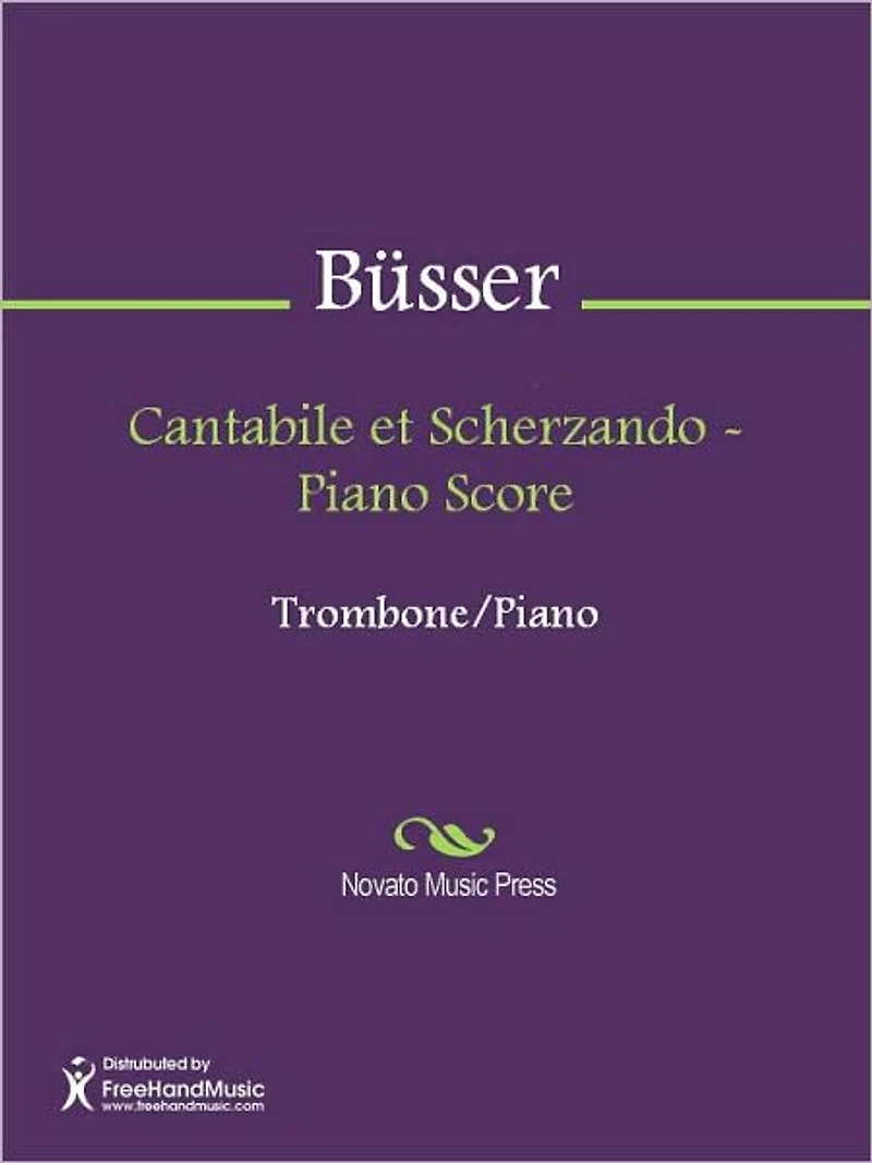 Cantabile et Scherzando - Piano Score