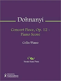 Concert Piece, Op. 12 - Piano Score