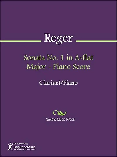 Sonata No. 1 in A-flat Major - Piano Score