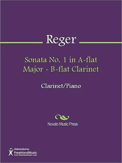 Sonata No. 1 in A-flat Major - B-flat Clarinet