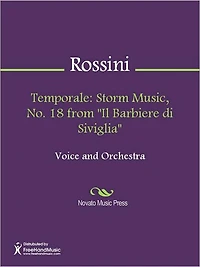 Temporale: Storm Music, No. 18 from "Il Barbiere di Siviglia"