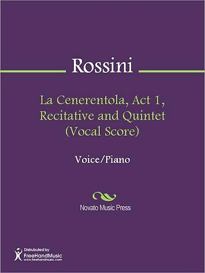 La Cenerentola, Act 1, Recitative and Quintet (Vocal Score)