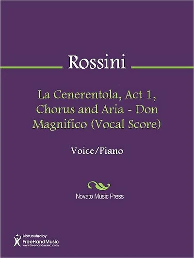 La Cenerentola, Act 1, Chorus and Aria - Don Magnifico (Vocal Score)